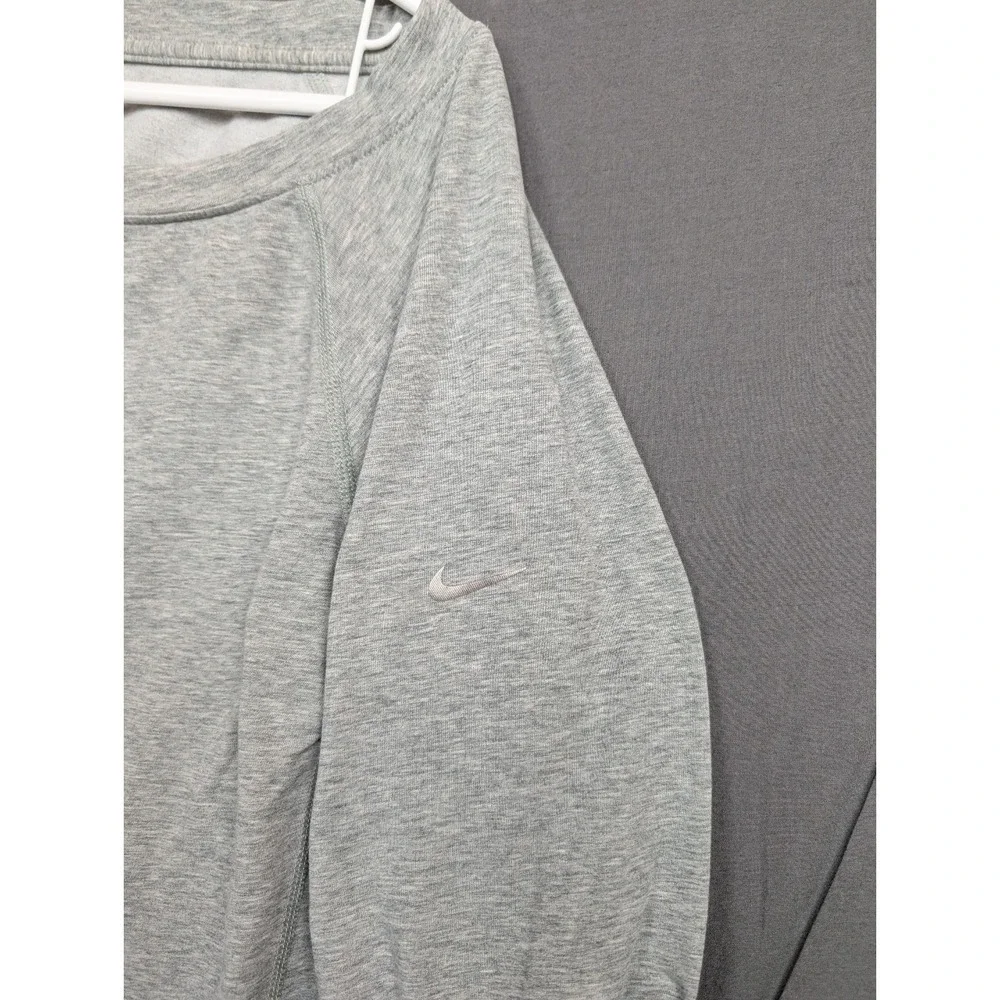 Nike Dri Fit Womens Gray Long Sleeve Top Small‎